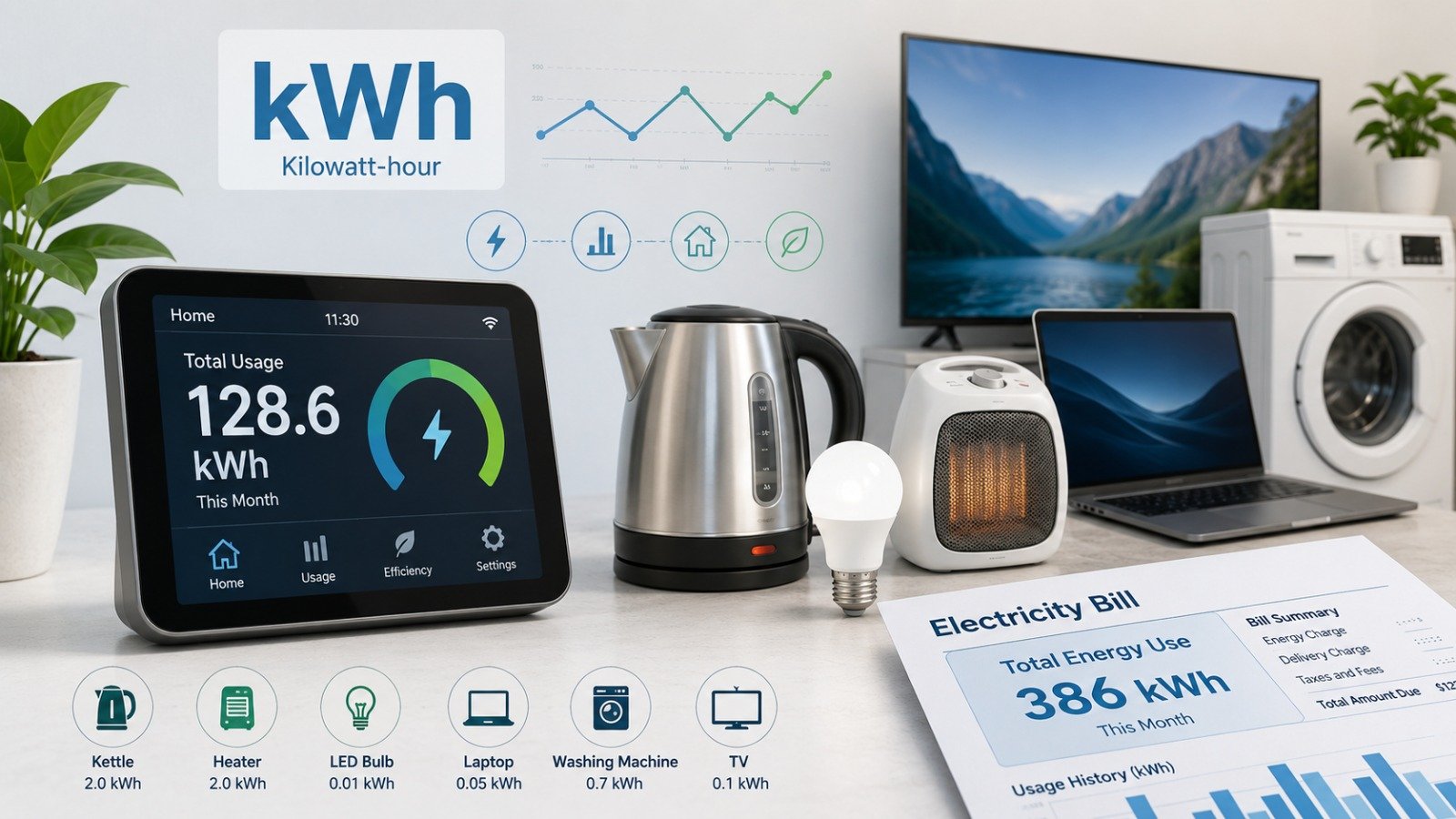 Kilowatt-hour kWh Explained: Meaning, Formula, Cost and Usage KWH